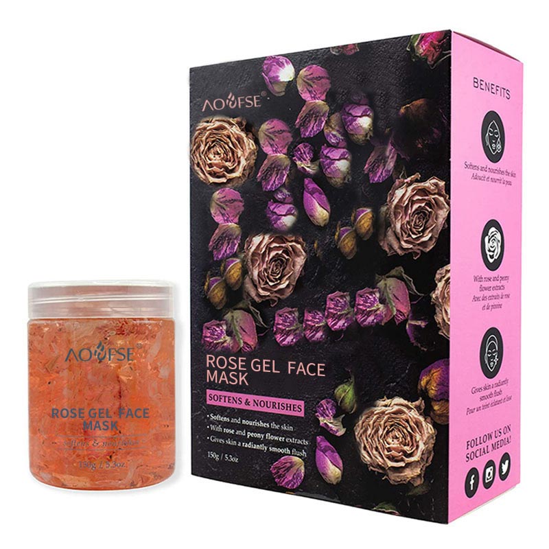 rose facial mask