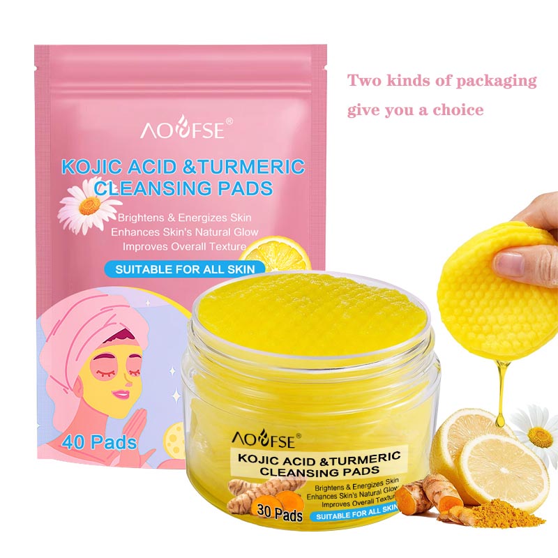 turmeric cleansing exfoliating pad